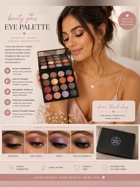 Eye Palette – Rose & Neutral Shades